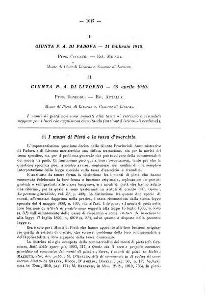 Rivista del diritto commerciale e del diritto generale delle obbligazioni