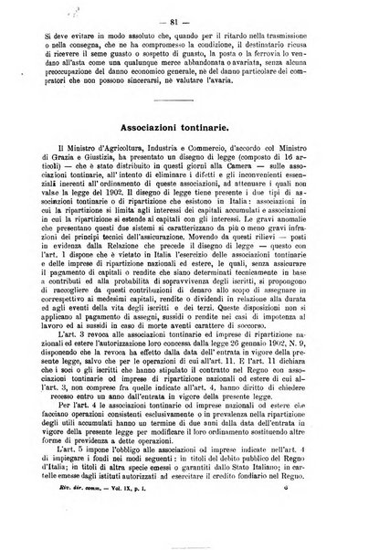 Rivista del diritto commerciale e del diritto generale delle obbligazioni