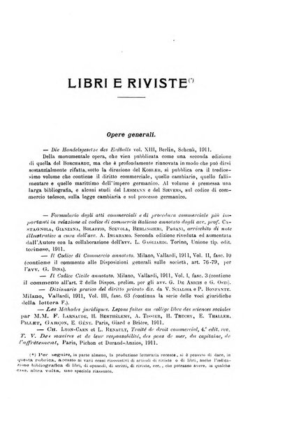 Rivista del diritto commerciale e del diritto generale delle obbligazioni