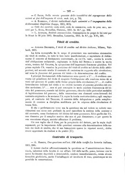 Rivista del diritto commerciale e del diritto generale delle obbligazioni