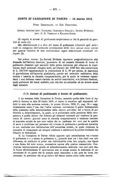 Rivista del diritto commerciale e del diritto generale delle obbligazioni