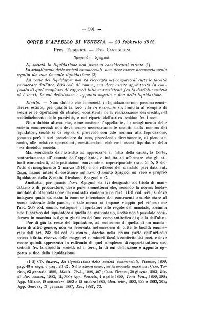 Rivista del diritto commerciale e del diritto generale delle obbligazioni