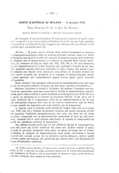 Rivista del diritto commerciale e del diritto generale delle obbligazioni