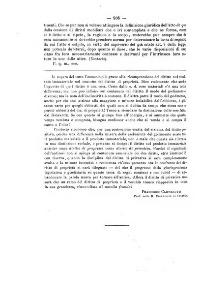 Rivista del diritto commerciale e del diritto generale delle obbligazioni