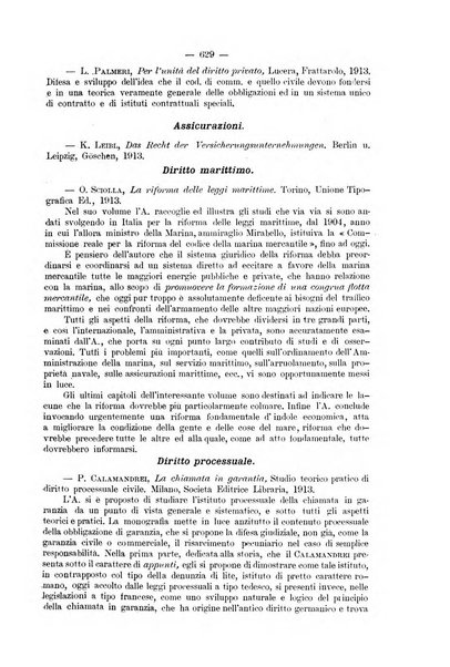 Rivista del diritto commerciale e del diritto generale delle obbligazioni