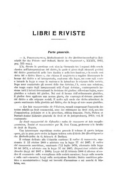 Rivista del diritto commerciale e del diritto generale delle obbligazioni