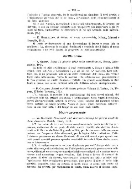 Rivista del diritto commerciale e del diritto generale delle obbligazioni