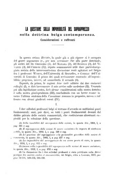 Rivista del diritto commerciale e del diritto generale delle obbligazioni