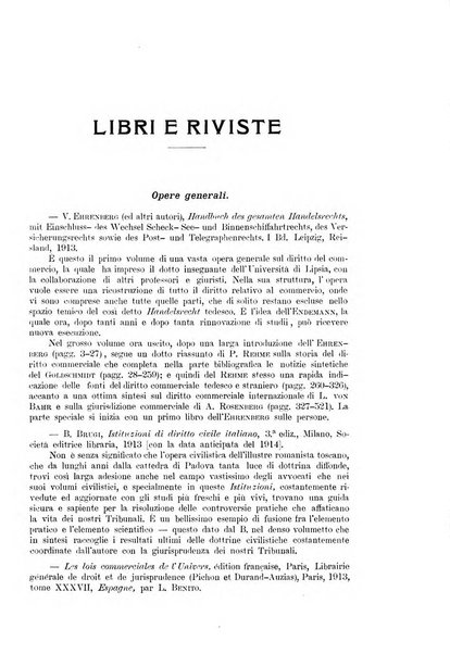 Rivista del diritto commerciale e del diritto generale delle obbligazioni