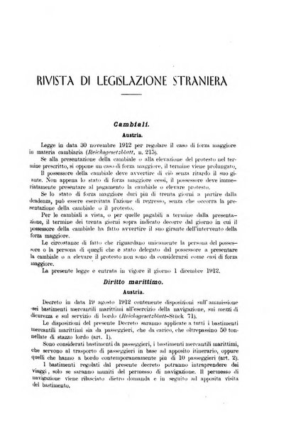 Rivista del diritto commerciale e del diritto generale delle obbligazioni