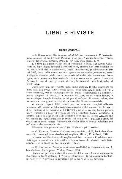 Rivista del diritto commerciale e del diritto generale delle obbligazioni