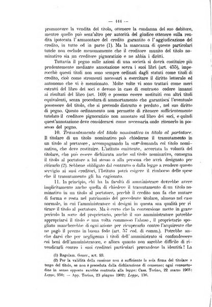 Rivista del diritto commerciale e del diritto generale delle obbligazioni