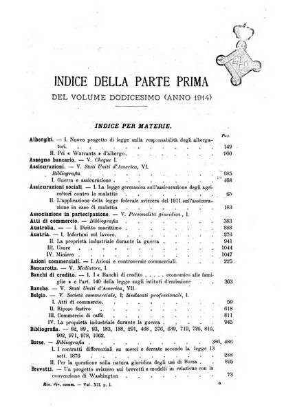 Rivista del diritto commerciale e del diritto generale delle obbligazioni