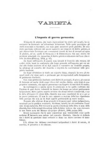 Rivista del diritto commerciale e del diritto generale delle obbligazioni