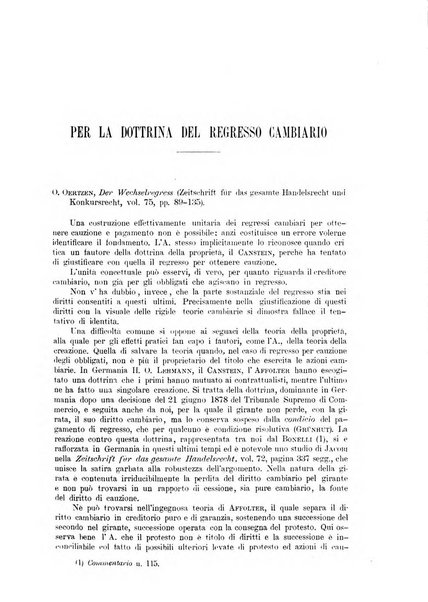 Rivista del diritto commerciale e del diritto generale delle obbligazioni