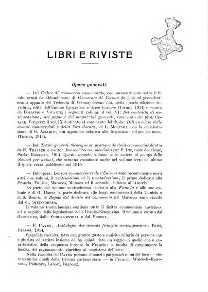 Rivista del diritto commerciale e del diritto generale delle obbligazioni