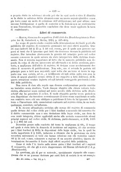 Rivista del diritto commerciale e del diritto generale delle obbligazioni