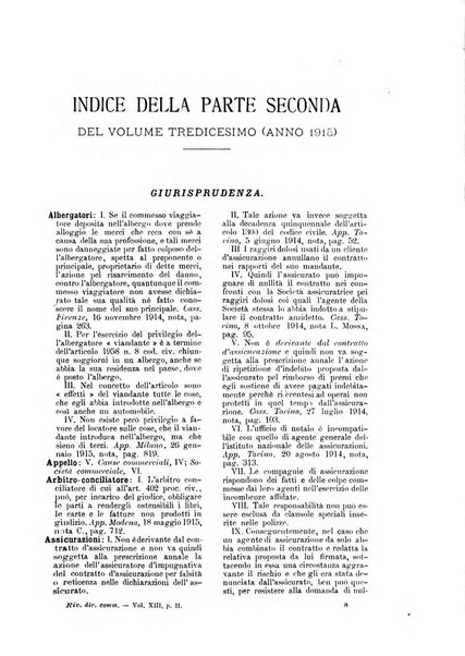 Rivista del diritto commerciale e del diritto generale delle obbligazioni