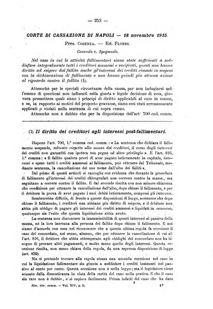 Rivista del diritto commerciale e del diritto generale delle obbligazioni