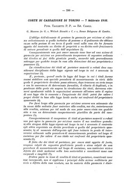 Rivista del diritto commerciale e del diritto generale delle obbligazioni