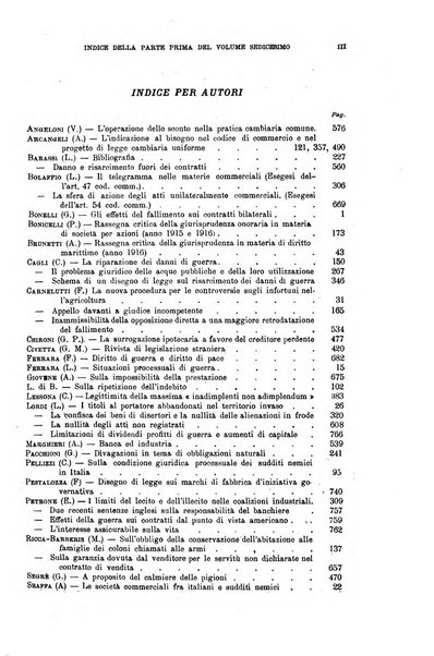 Rivista del diritto commerciale e del diritto generale delle obbligazioni