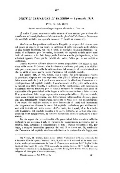 Rivista del diritto commerciale e del diritto generale delle obbligazioni