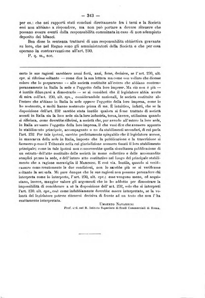 Rivista del diritto commerciale e del diritto generale delle obbligazioni