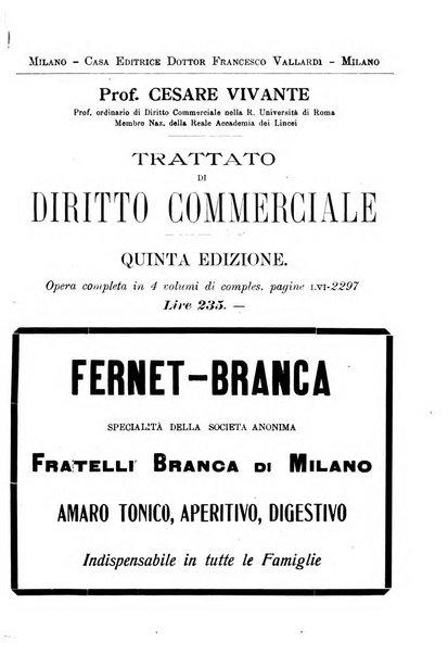 Rivista del diritto commerciale e del diritto generale delle obbligazioni