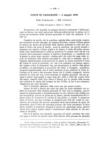 Rivista del diritto commerciale e del diritto generale delle obbligazioni