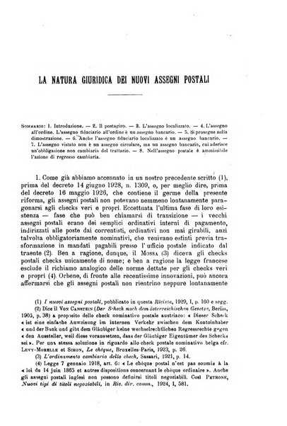 Rivista del diritto commerciale e del diritto generale delle obbligazioni