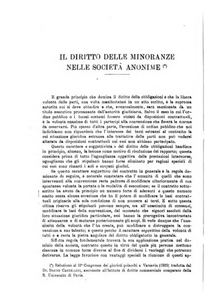 Rivista del diritto commerciale e del diritto generale delle obbligazioni