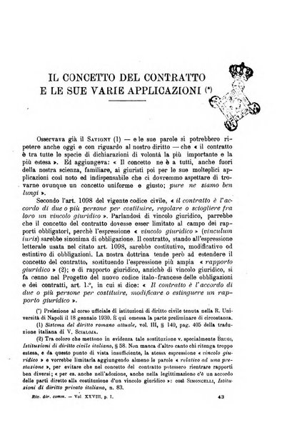 Rivista del diritto commerciale e del diritto generale delle obbligazioni