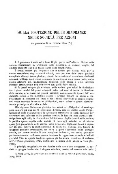 Rivista del diritto commerciale e del diritto generale delle obbligazioni