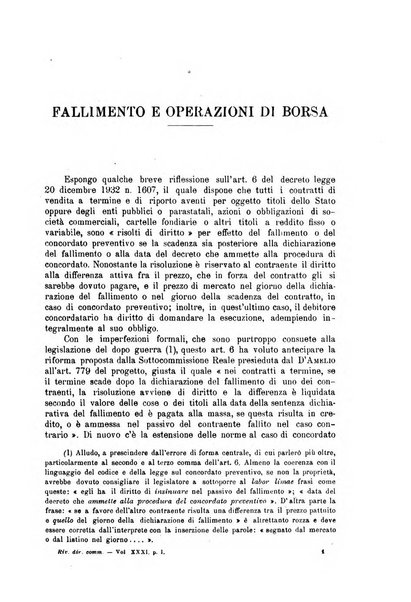 Rivista del diritto commerciale e del diritto generale delle obbligazioni