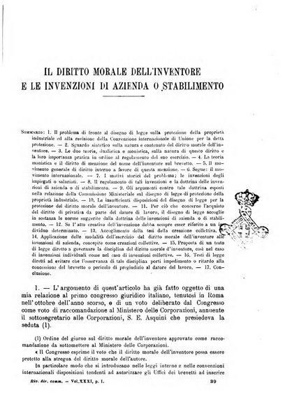 Rivista del diritto commerciale e del diritto generale delle obbligazioni