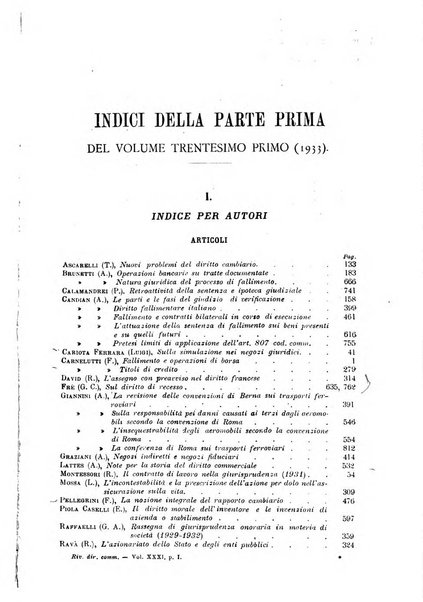 Rivista del diritto commerciale e del diritto generale delle obbligazioni