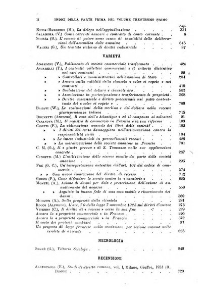 Rivista del diritto commerciale e del diritto generale delle obbligazioni