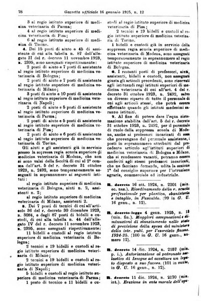 Le leggi e i decreti secondo l'ordine della inserzione nella Gazzetta ufficiale raccolta completa ed annotata della legislazione italiana