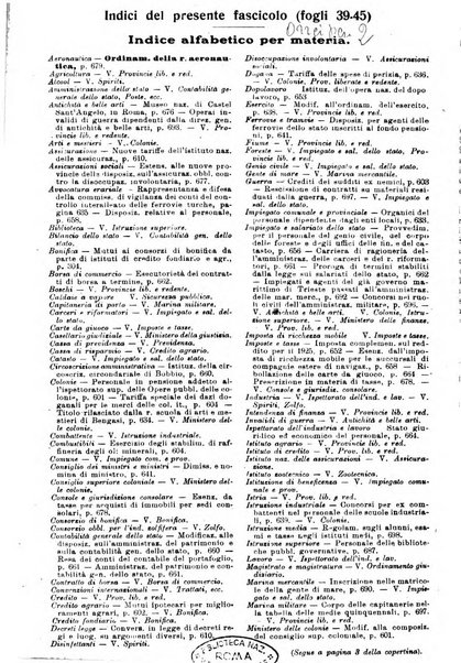 Le leggi e i decreti secondo l'ordine della inserzione nella Gazzetta ufficiale raccolta completa ed annotata della legislazione italiana