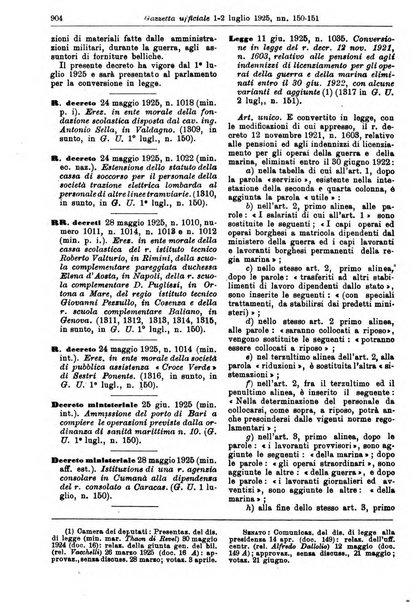 Le leggi e i decreti secondo l'ordine della inserzione nella Gazzetta ufficiale raccolta completa ed annotata della legislazione italiana