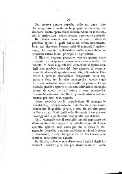 Annali del Ministero di agricoltura, industria e commercio. Parte 1: agricoltura