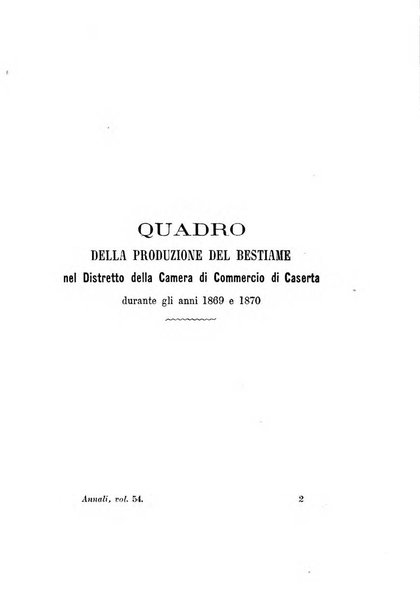 Annali del Ministero di agricoltura, industria e commercio. Parte 1: agricoltura