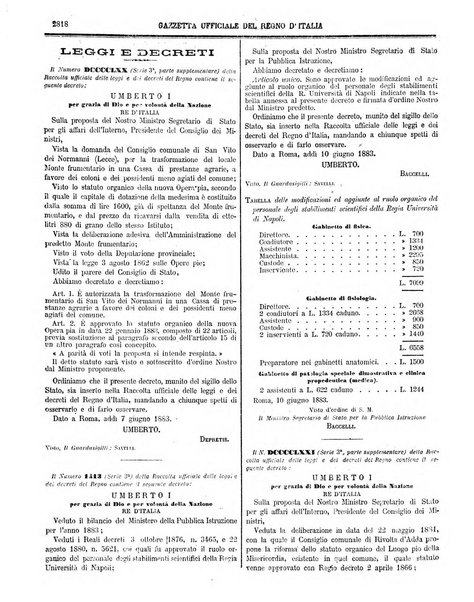 Gazzetta ufficiale della Repubblica italiana. Parte prima.