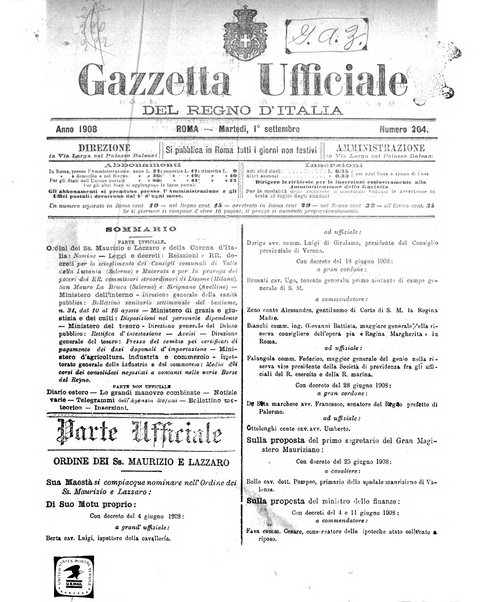 Gazzetta ufficiale della Repubblica italiana. Parte prima.