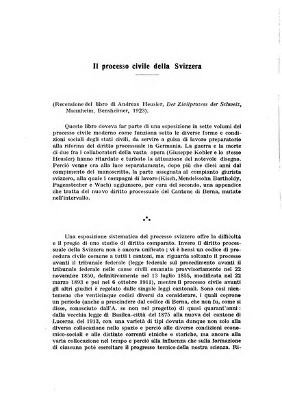 Rivista di diritto processuale civile