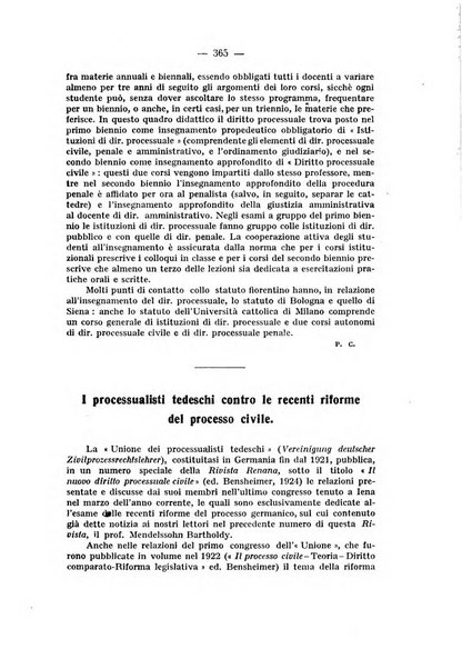 Rivista di diritto processuale civile