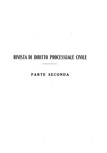 Rivista di diritto processuale civile