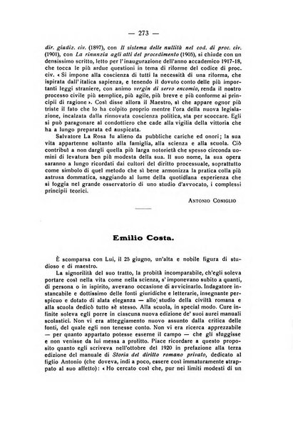 Rivista di diritto processuale civile