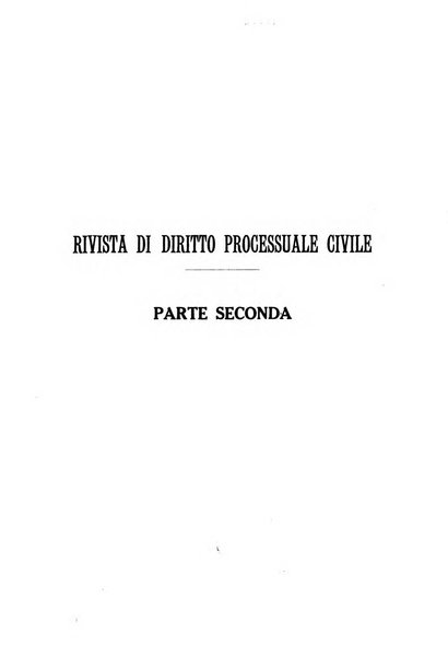 Rivista di diritto processuale civile