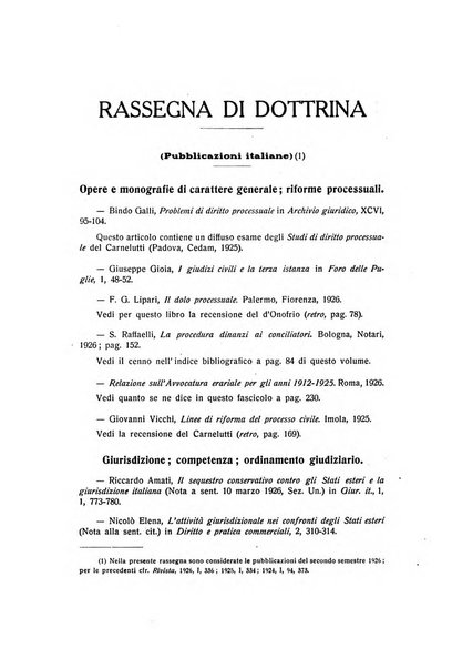 Rivista di diritto processuale civile